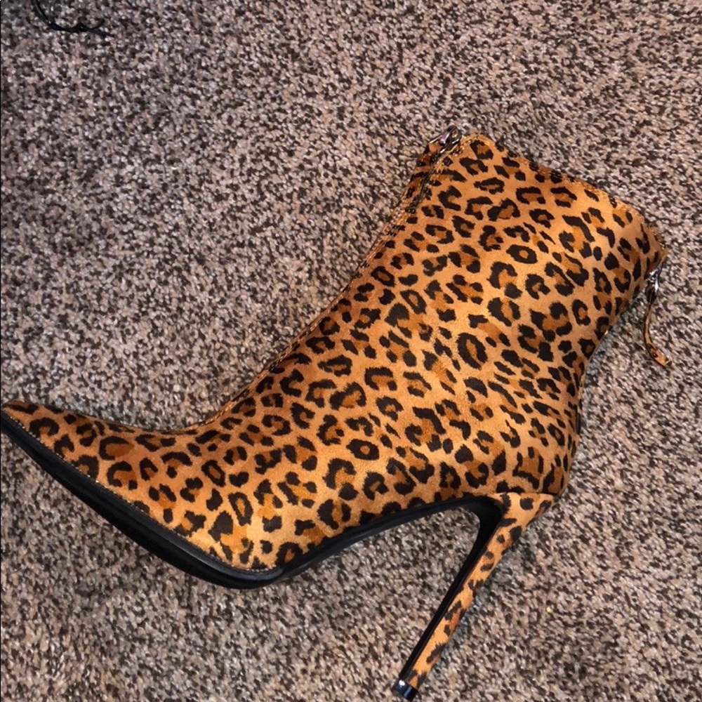 Leopard Booties